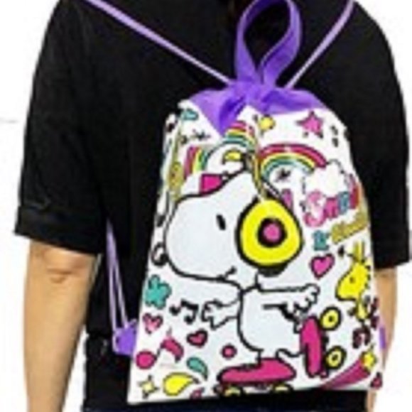 NEW Snoopy Non-Woven School/Shoes/Hiking/Gift/Party/Swimming Pool/ Backpack. - Picture 2 of 3